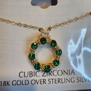 Giani Bernini Gold Over Silver Pendant and Chain Bundle